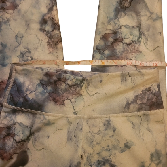 Unique Multi-Colored Tye Dye Effect Work Out Yoga Leggings Tights Size Small - Picture 2 of 4